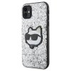 Karl Lagerfeld KLHCN61G2CPS iPhone 11 / Xr 6.1 srebrny/silver hardcase Glitter Choupette Patch